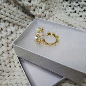 2 for $20!  Elegant Gold Floral Women's Earring brand new never been worn